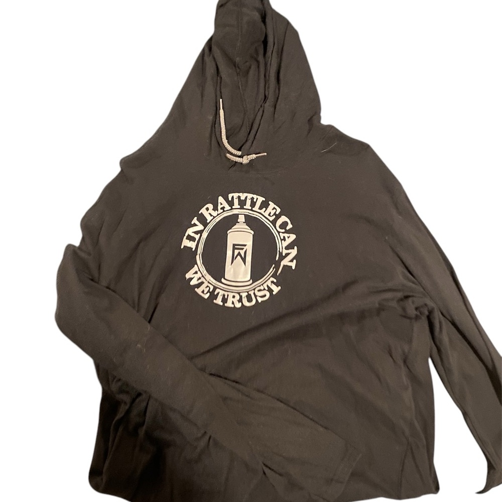 Men's Black Graphic Hoodie